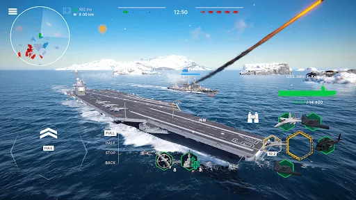 Скриншот 8 — Warships Mobile 2: Корабли pvp