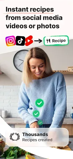 Скриншот 1 — Whisk – Social Media Recipes