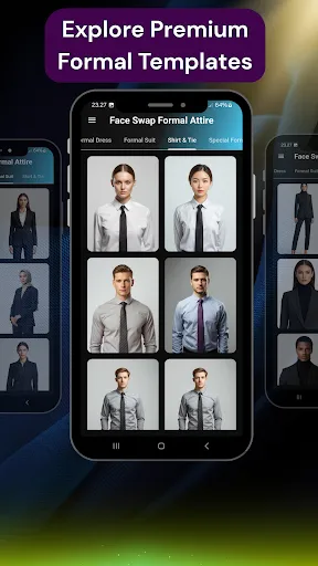Скриншот 1 — Face Swap Formal Attire