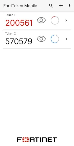 Скриншот 2 — FortiToken Mobile