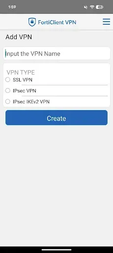 Скриншот 1 — FortiClient VPN