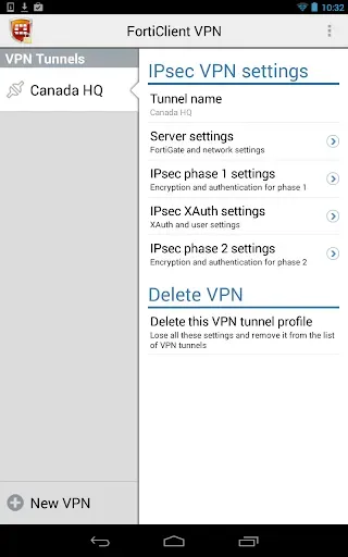 Скриншот 7 — FortiClient VPN