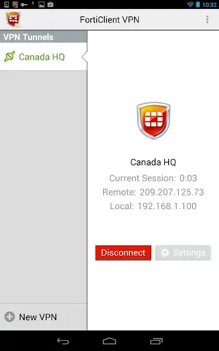 Скриншот 8 — FortiClient VPN