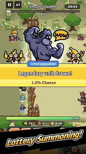 Скриншот 2 — Pull Pull Pull Heroes -TD Game