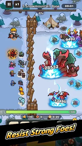 Скриншот 4 — Pull Pull Pull Heroes -TD Game