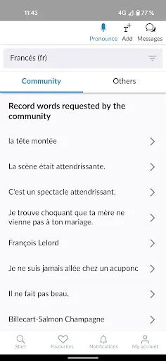 Скриншот 4 — Forvo Pronunciation Guide