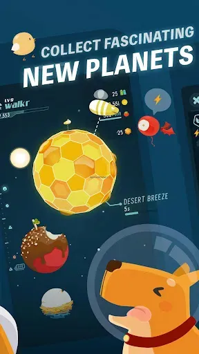 Скриншот 2 — Walkr: Fitness Space Adventure