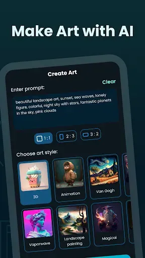 Скриншот 3 — GenZArt: Fast AI Art Generator