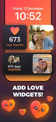 Скриншот 4 — Lovio - Couples App & Widgets