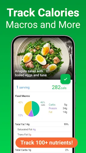 Скриншот 4 — Calorie Counter - MyNetDiary