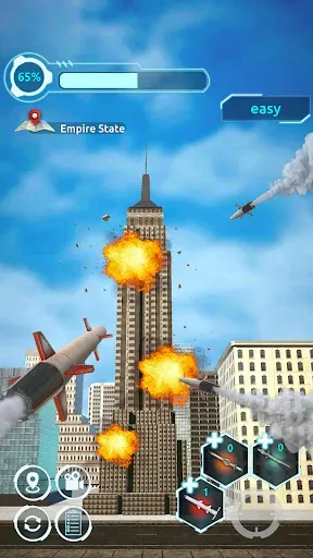 Скриншот 1 — City Demolish: Rocket Smash!
