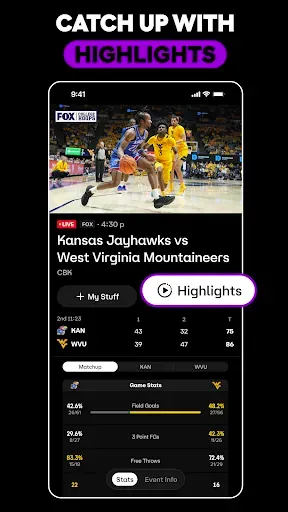Скриншот 4 — FOX One: Live News, Sports, TV