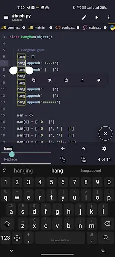 Скриншот 2 — Acode - code editor | OSS