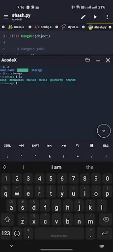 Скриншот 4 — Acode - code editor | OSS