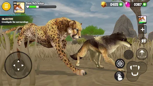 Скриншот 1 — Animal Kingdoms: волка MMO