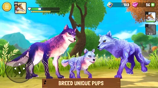 Скриншот 3 — Animal Kingdoms: волка MMO