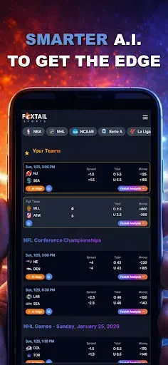 Скриншот 1 — Foxtail Sports Betting Picks