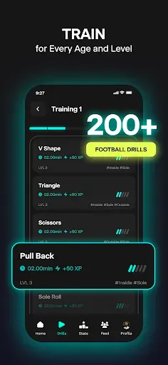 Скриншот 3 — FPRO: Train football at home