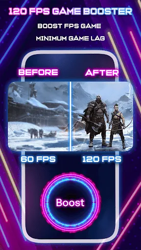 Скриншот 5 — 120 FPS Game Booster Speed