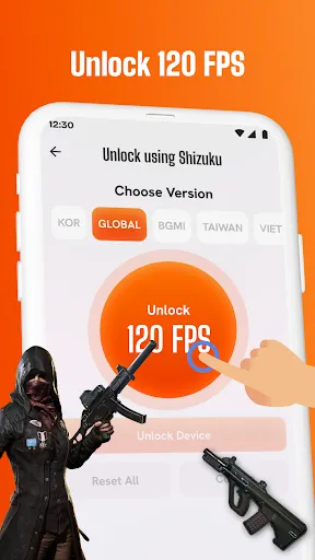 Скриншот 2 — 120 FPS Booster - FPS Unlocker