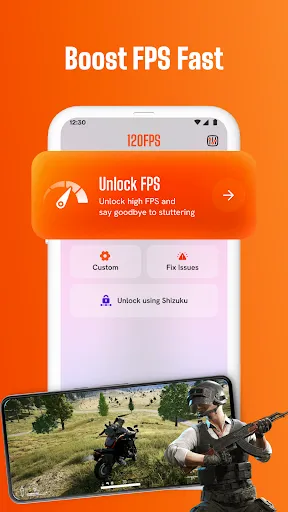 Скриншот 4 — 120 FPS Booster - FPS Unlocker
