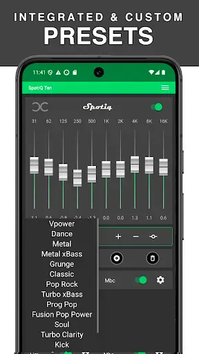 Скриншот 2 — SpotiQ Ten - Эквалайзер