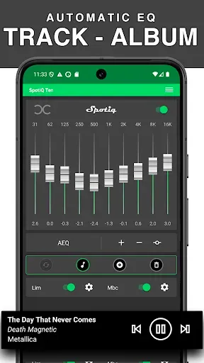 Скриншот 3 — SpotiQ Ten - Эквалайзер