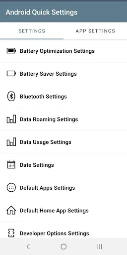 Скриншот 2 — Быстрые настройки Android