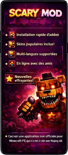 Скриншот 1 — FNaF Animatronic for Minecraft