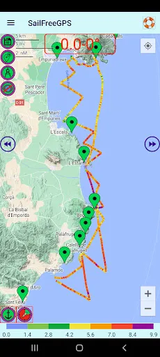 Скриншот 2 — SailFreeGPS