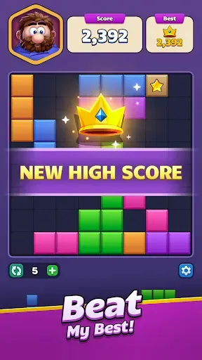 Скриншот 3 — Block Rush: Block Puzzle Game