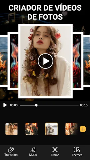 Скриншот 1 — Fazer Vídeos Com Foto & Música