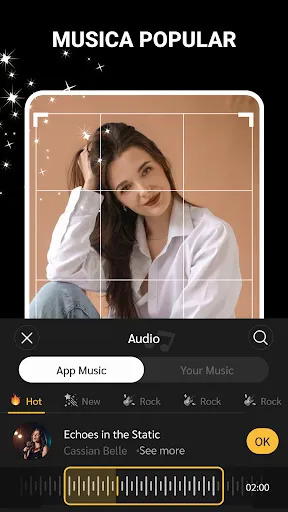 Скриншот 4 — Fazer Vídeos Com Foto & Música