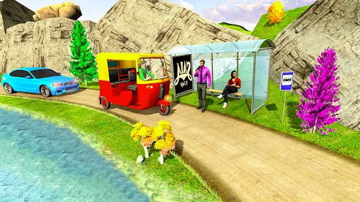 Скриншот 3 — Tuk Tuk Auto Rickshaw Game