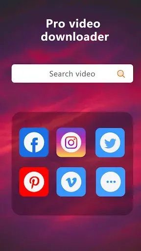 Скриншот 1 — Video downloader&Video to MP3