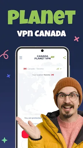 Скриншот 1 — Canada VPN - Secure Fast Proxy
