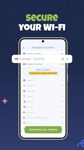 Скриншот 4 — Canada VPN - Secure Fast Proxy