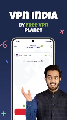 Скриншот 1 — India VPN - Private Turbo Fast