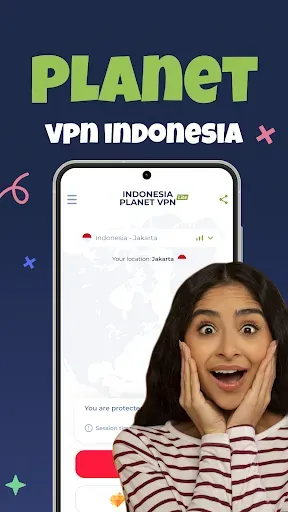 Скриншот 1 — VPN Indonesia - Turbo Proxy