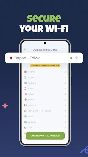 Скриншот 4 — Japan VPN - Turbo Fast Proxy