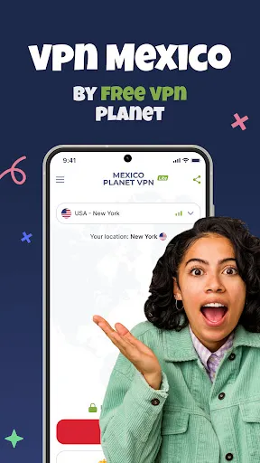 Скриншот 1 — Mexico VPN - Turbo Fast Proxy
