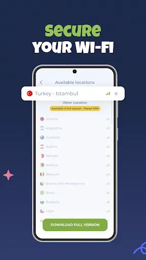 Скриншот 4 — Turkey VPN - Fast Turbo Proxy