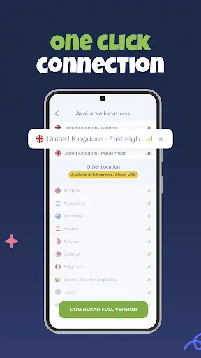 Скриншот 3 — VPN UK - Private Turbo Proxy