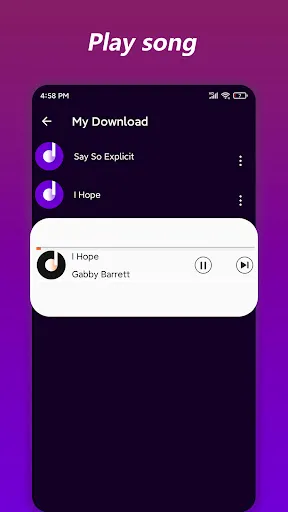 Скриншот 4 — Music Downloader&Mp3 Download