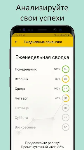 Скриншот 6 — Daily Habits: Трекер привычек