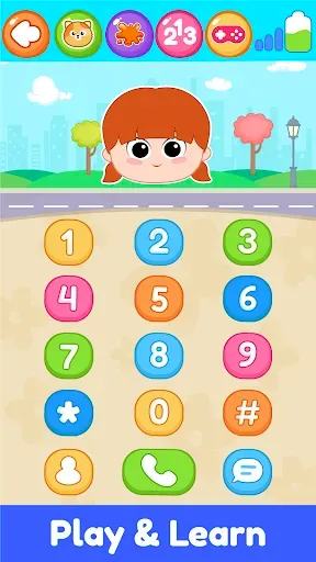 Скриншот 1 — Baby Smart Phone Kids Game 1-5