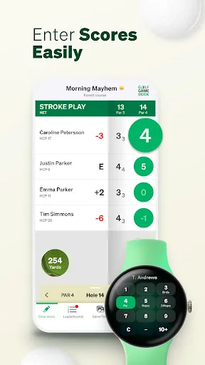Скриншот 2 — Golf GameBook Scorecard & GPS