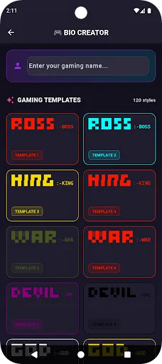 Скриншот 3 — FF Pro Bio Codes for Free Fire