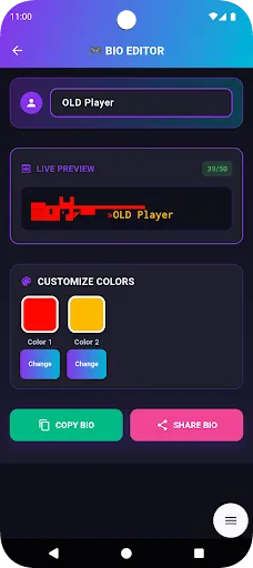 Скриншот 4 — FF Pro Bio Codes for Free Fire