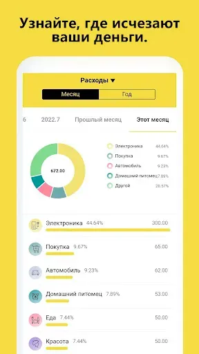 Скриншот 2 — Финансы: Учет Расходов, Бюджет